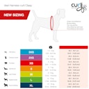 curli Clasp AirMesh Geschirr rot Hundegeschirr