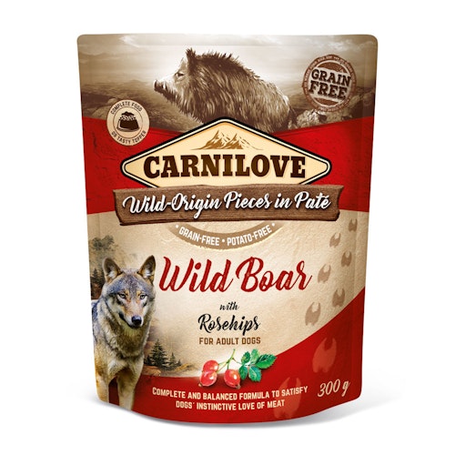 CARNILOVE Pieces in Paté 300 Gramm Hundenassfutter
