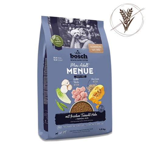 Bosch MENUE Mini Adult  mit Tierwohl-Huhn 2,4kg 