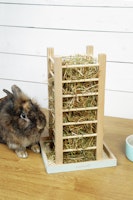 Beeztees Holz Heubehälter 35 mint Kleintierzubehör